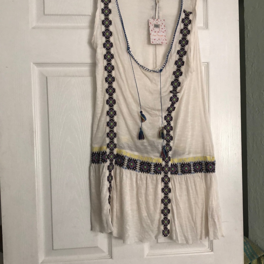 Free people small beige tunic